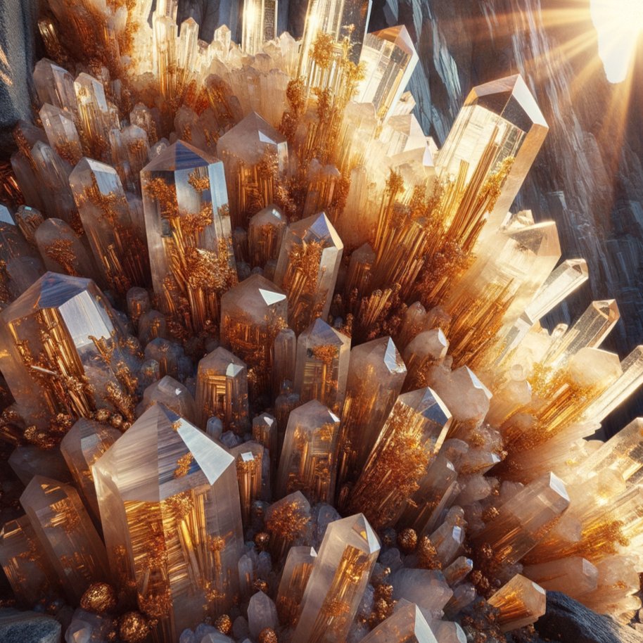 Gold Rutile Quartz Explained: Meaning and Properties - Tranquilite