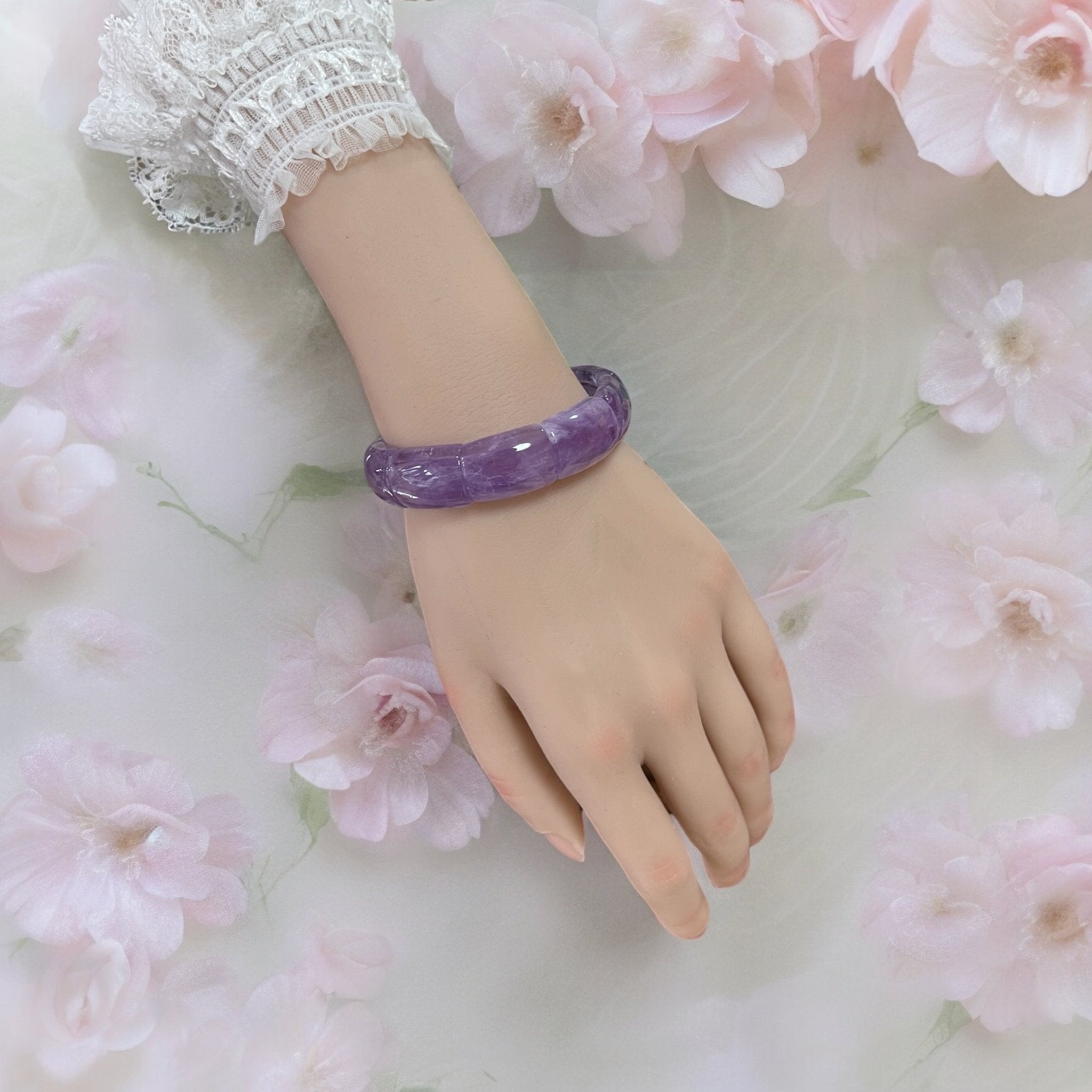 Amethyst Fortune Wheel Bracelet - Tranquilite