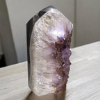 Amethyst with White Banded Agate - Tranquilite