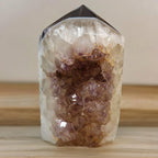 Amethyst with White Banded Agate - Tranquilite