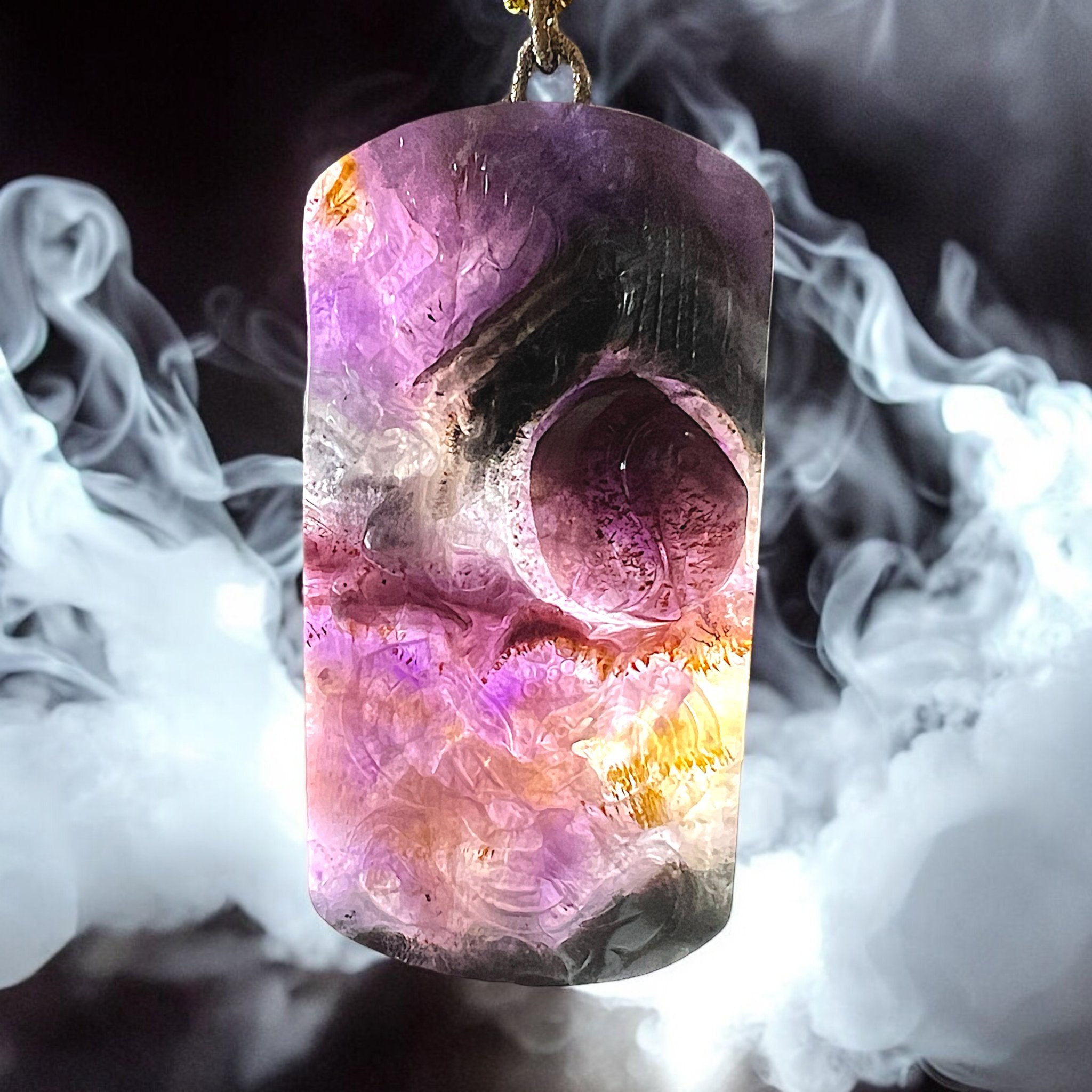 Auralite 23 Fox & Dragon Enchanted Pendant - Tranquilite