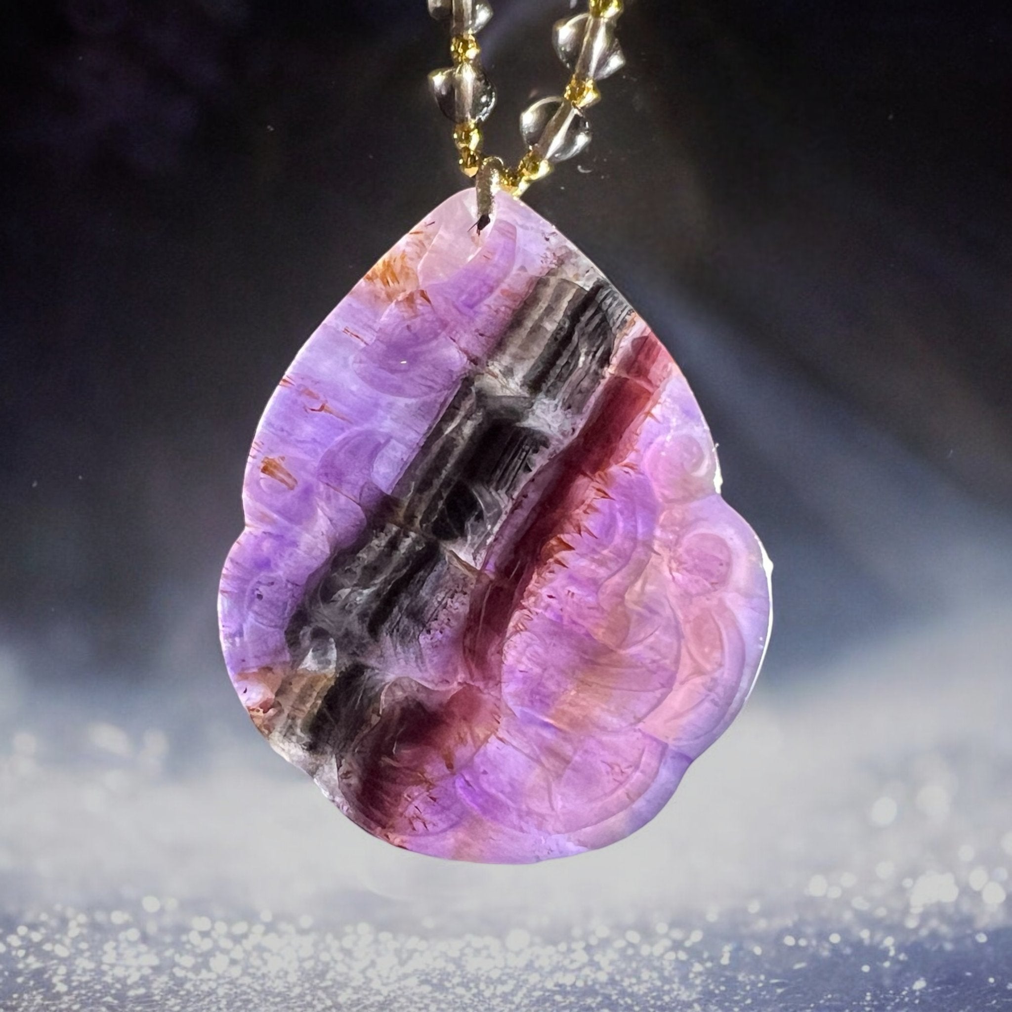 Auralite 23 Fox Goddess Pendant - Tranquilite