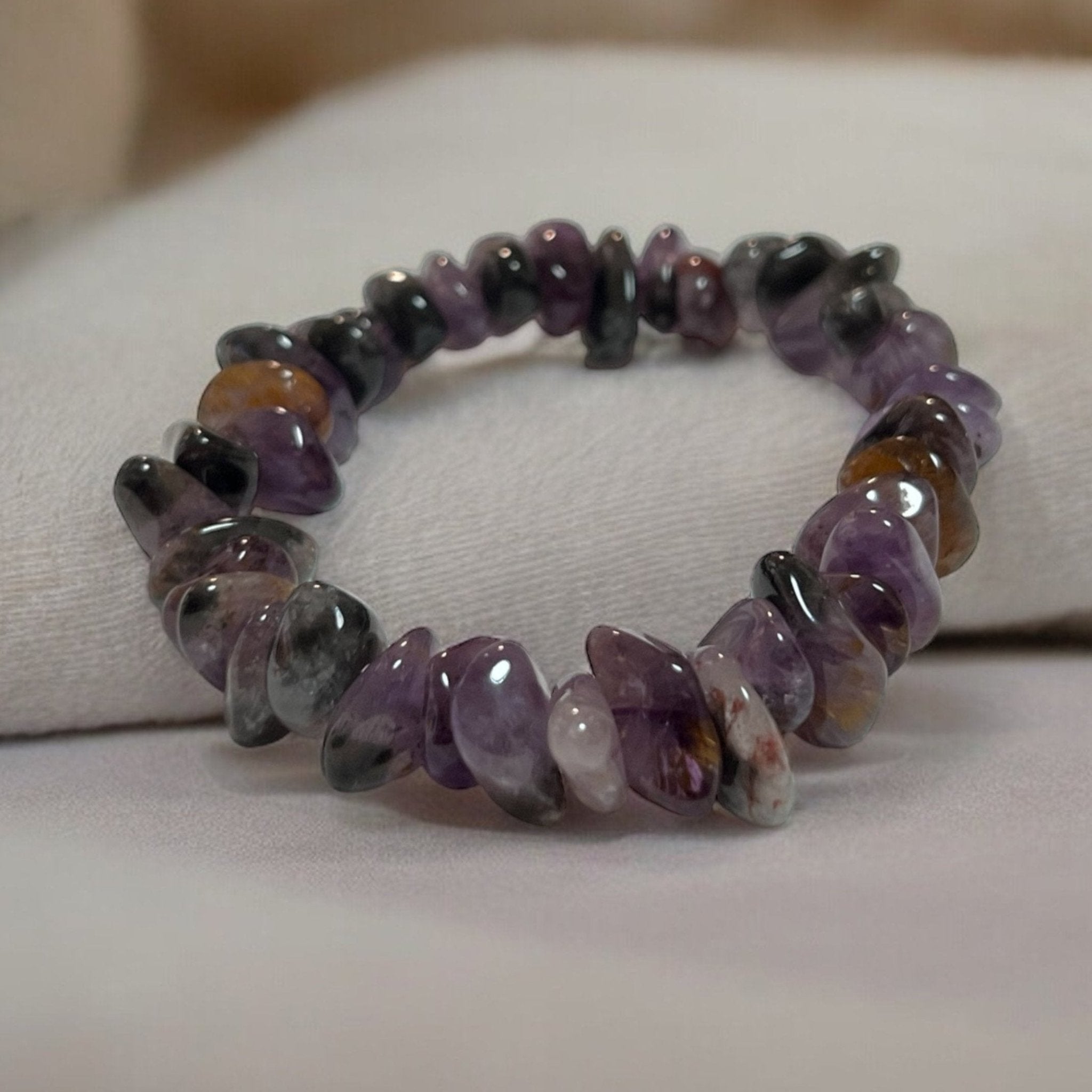 Auralite 23 Natural Crystal Bracelet - Tranquilite