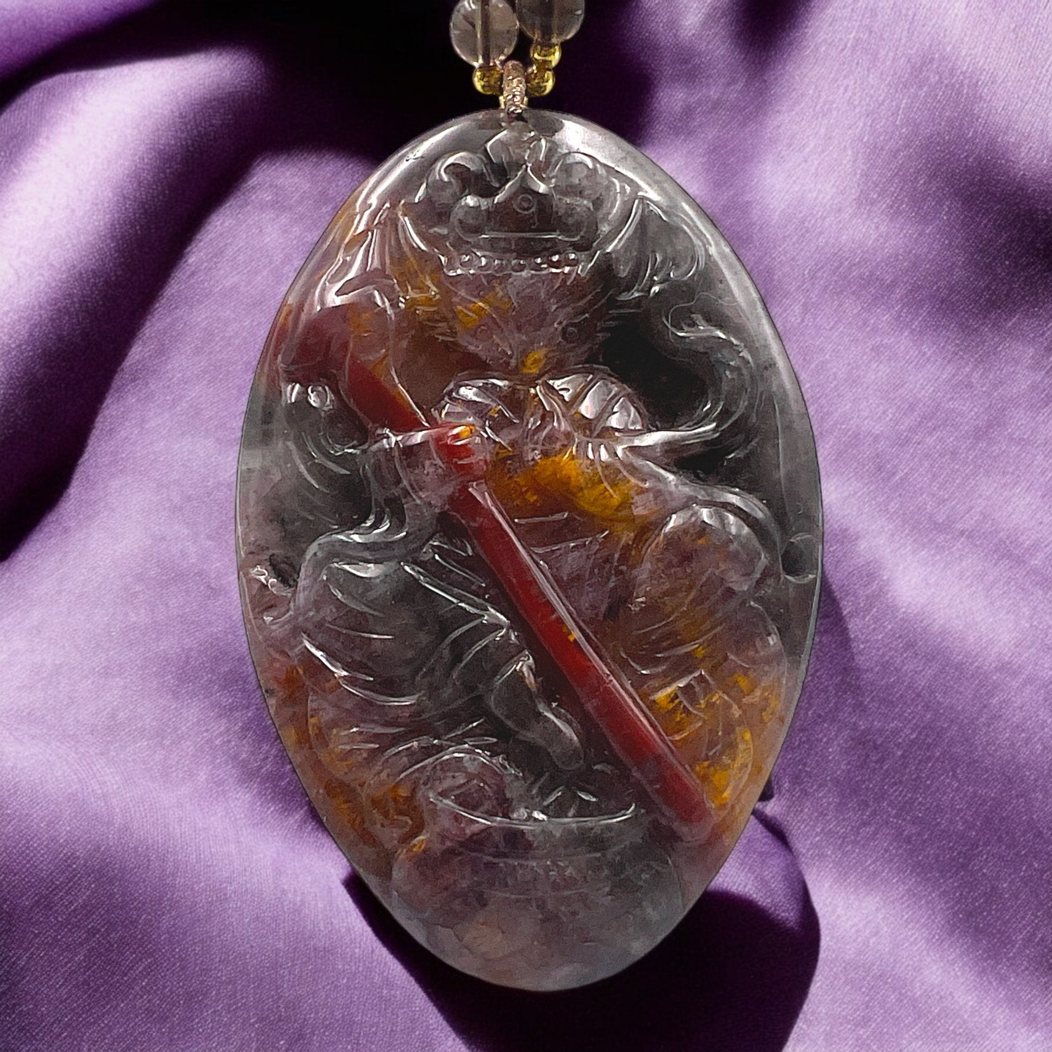 Auralite 23 Nine Tail Fox Magician Pendant - Tranquilite