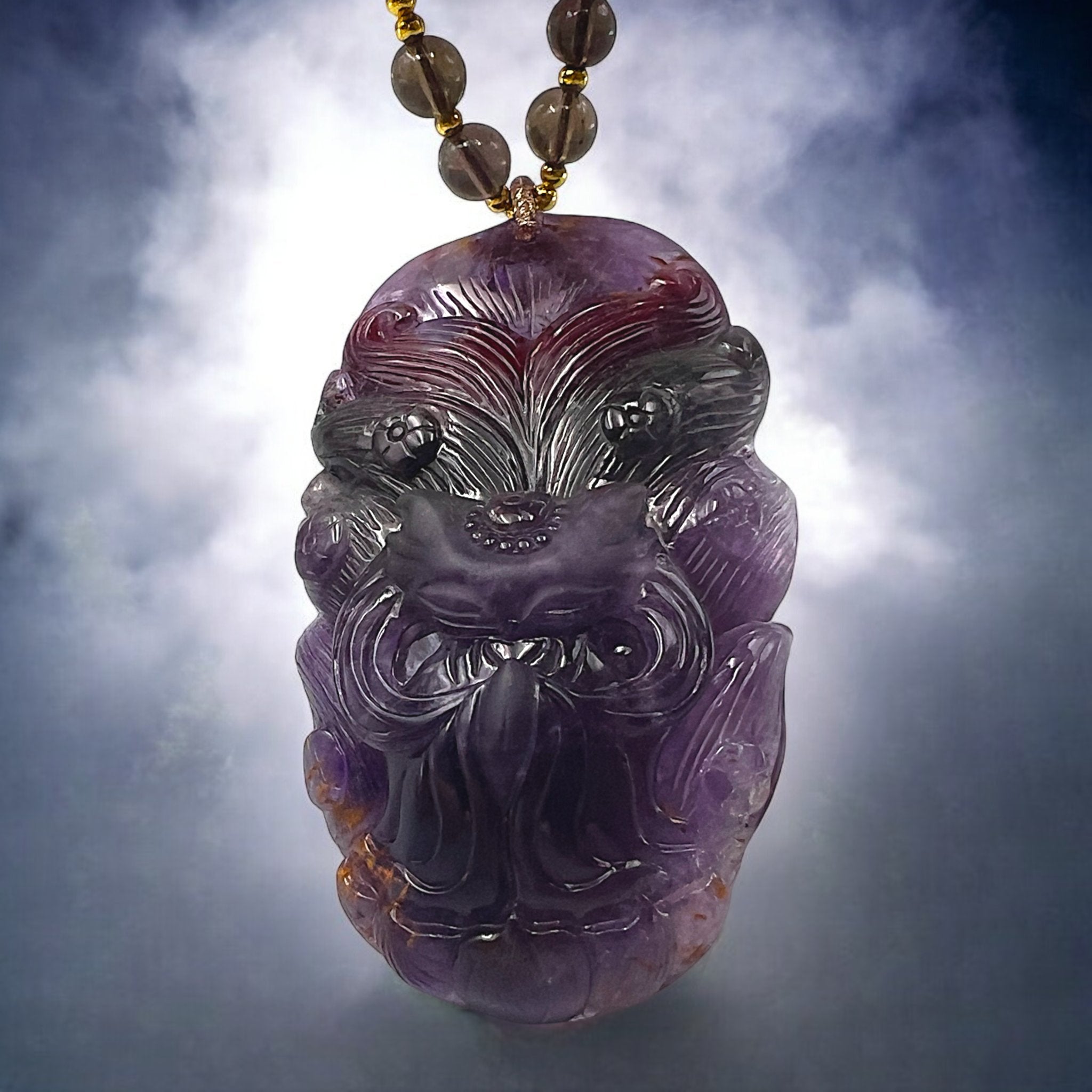 Auralite 23 Nine Tail Goddess Pendant - Tranquilite