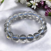 Azeztulite Quartz Bead Bracelet - Tranquilite