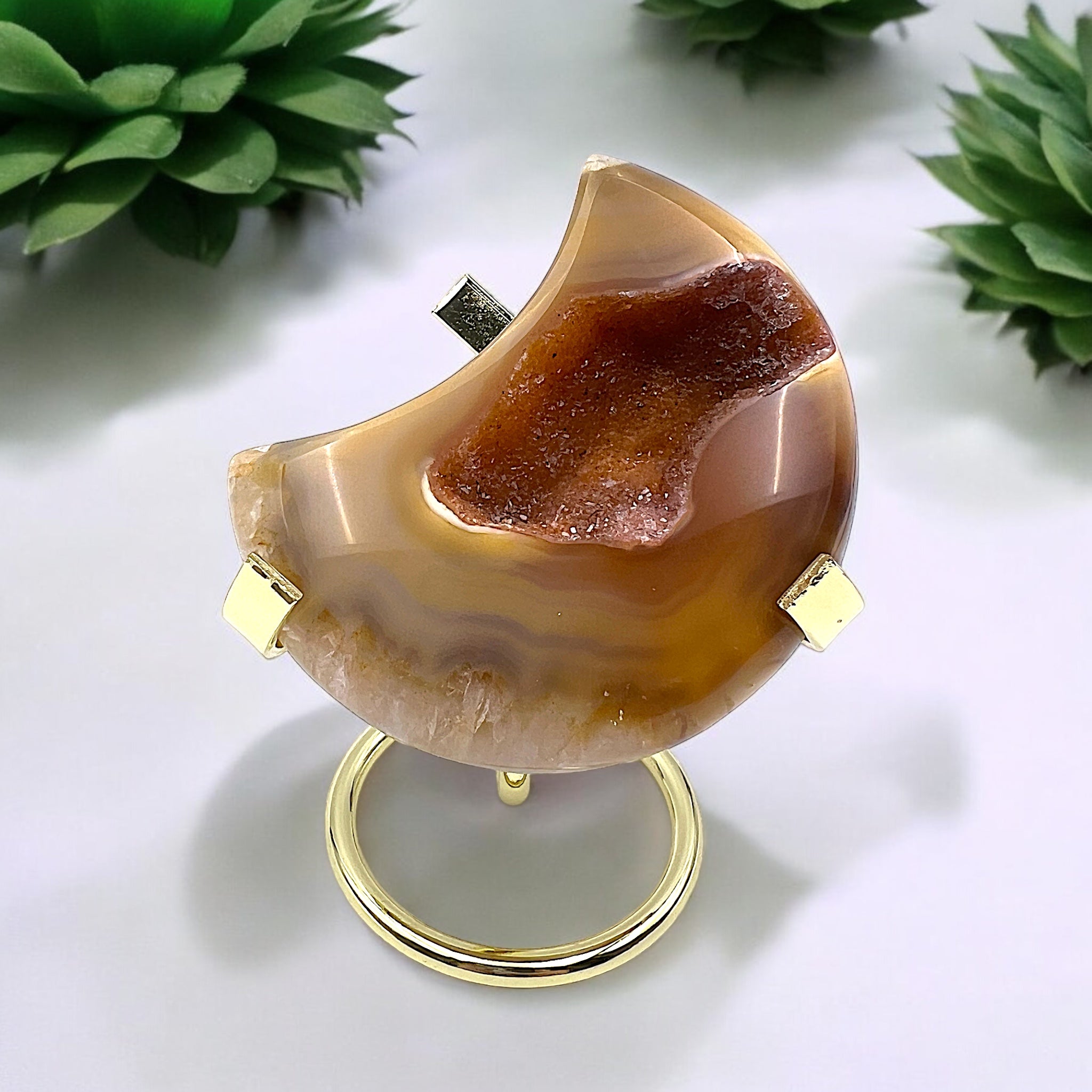 Branded Gold Moon Agate - Tranquilite