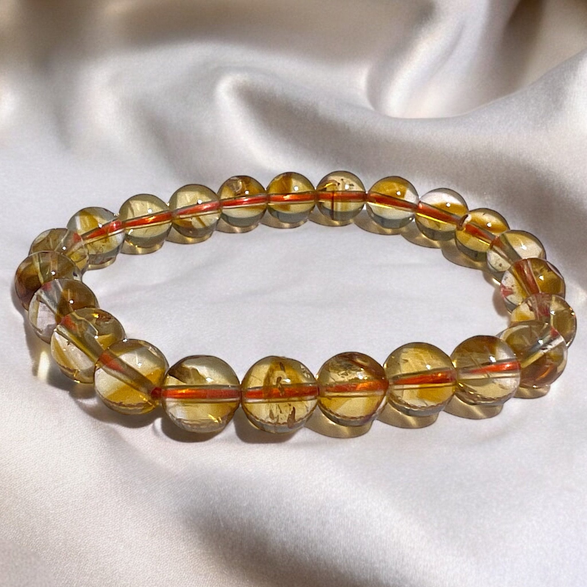 Citrine Bead Bracelet - Tranquilite