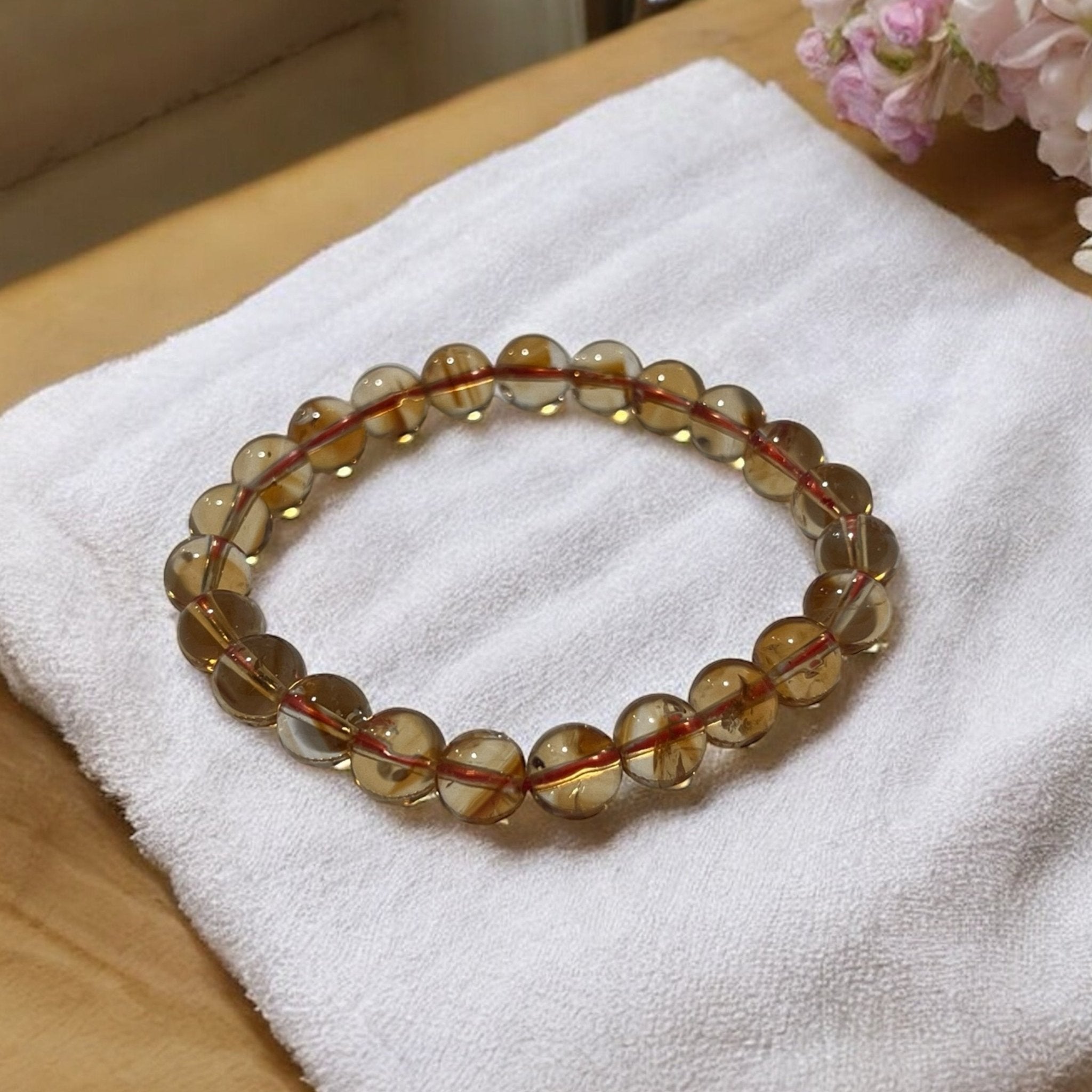 Citrine Bead Bracelet - Tranquilite