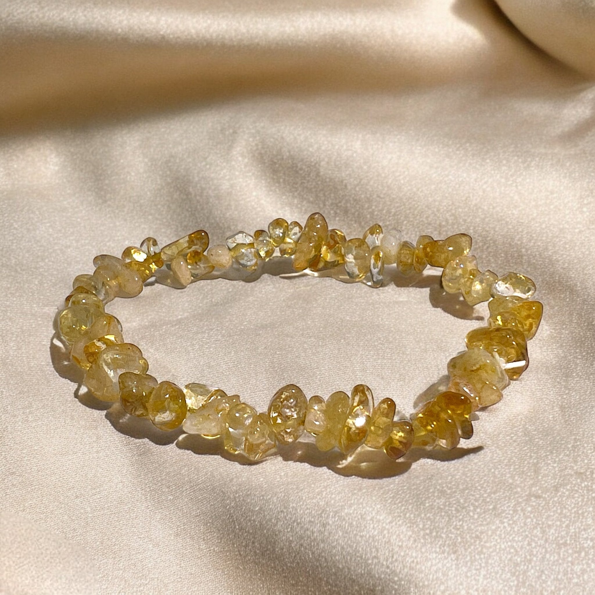 Citrine Natural Crystal Bracelet - Tranquilite