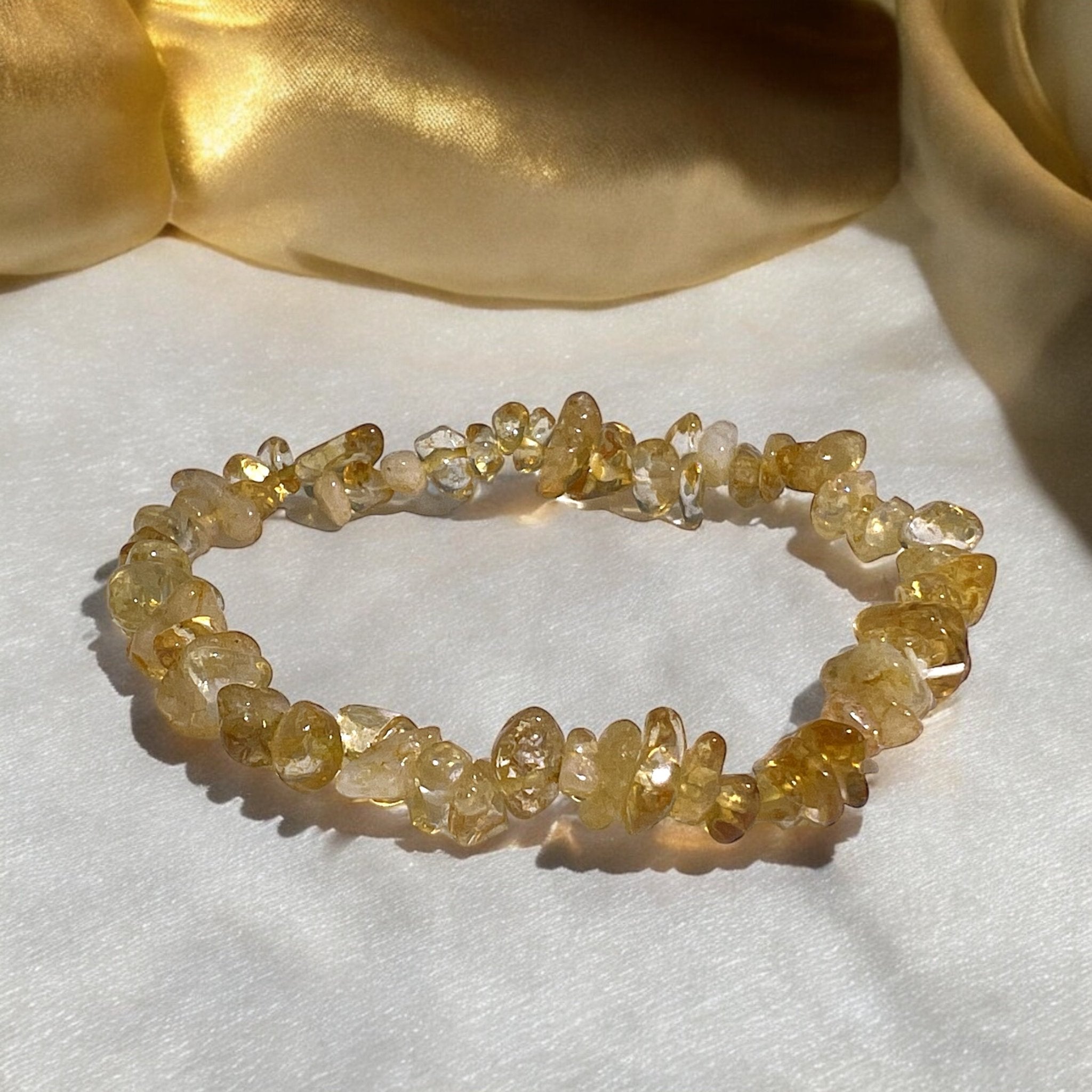 Citrine Natural Crystal Bracelet - Tranquilite