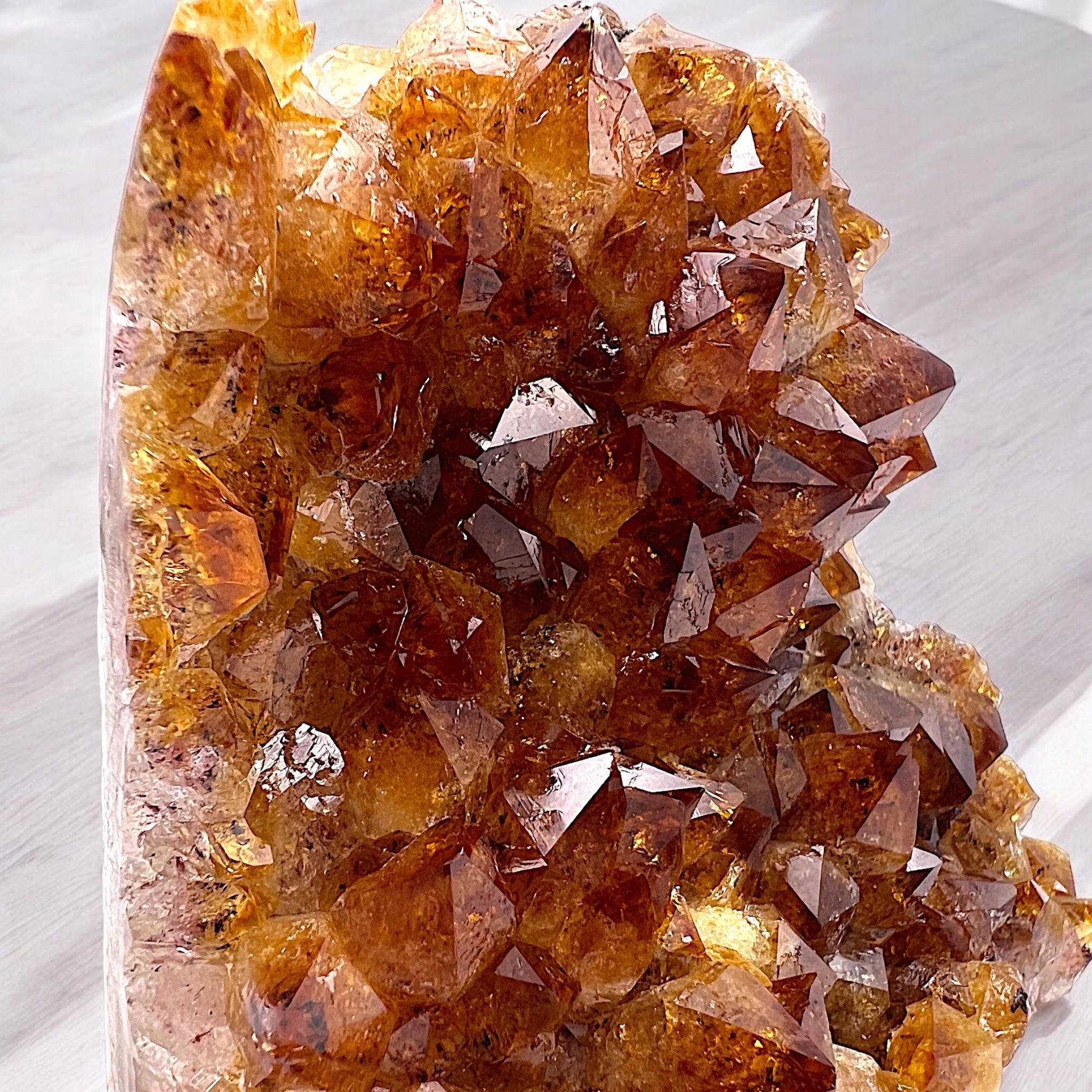 Extra Large Brownish Citrine Geode - Tranquilite