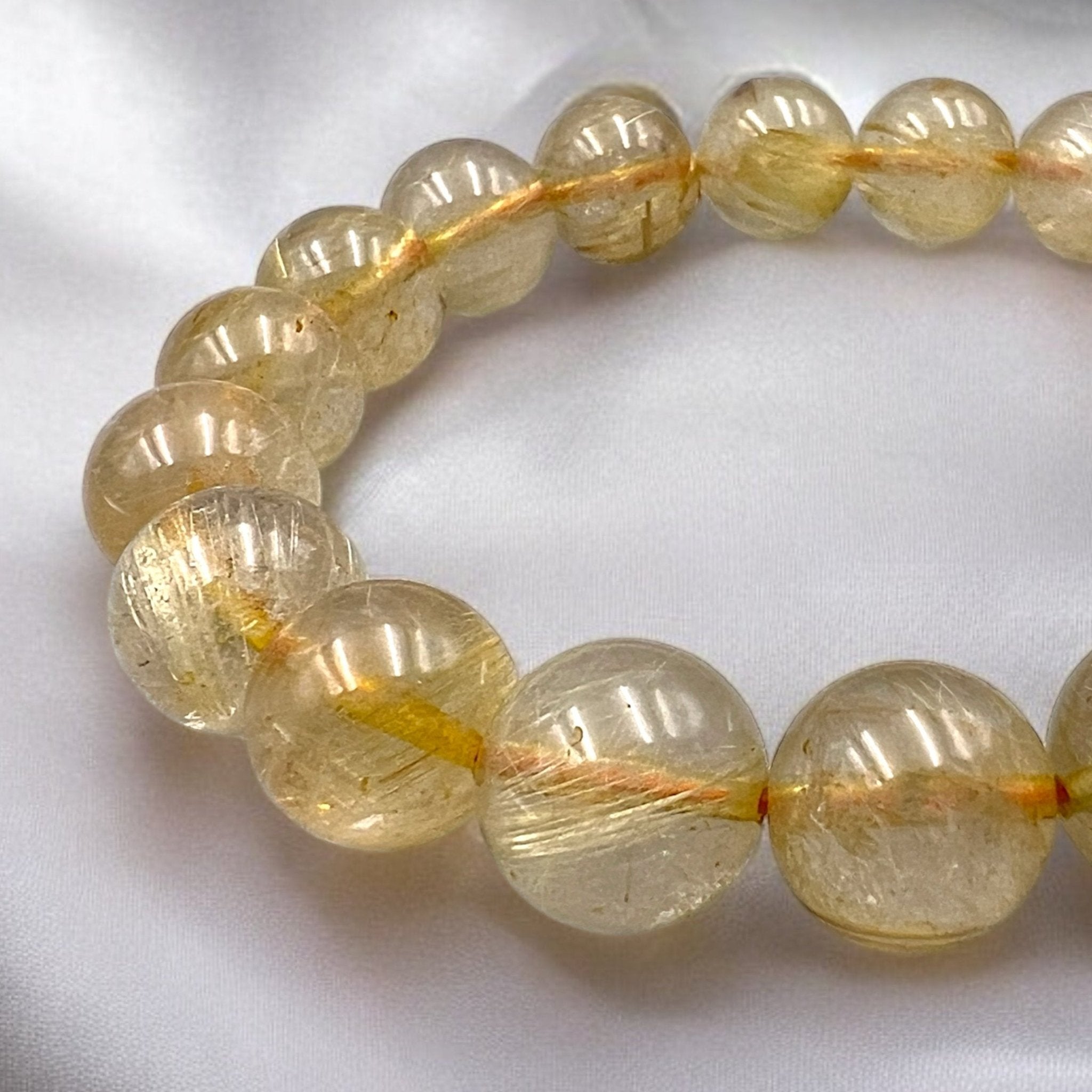 Gold Rutile Quartz Bracelet - Tranquilite