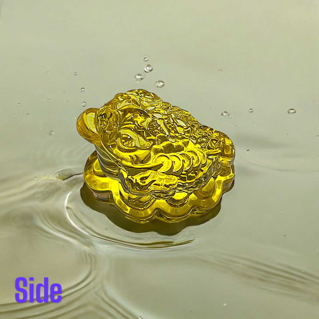 Golden Glaze Toad (Feng Shui Ornament) - Tranquilite