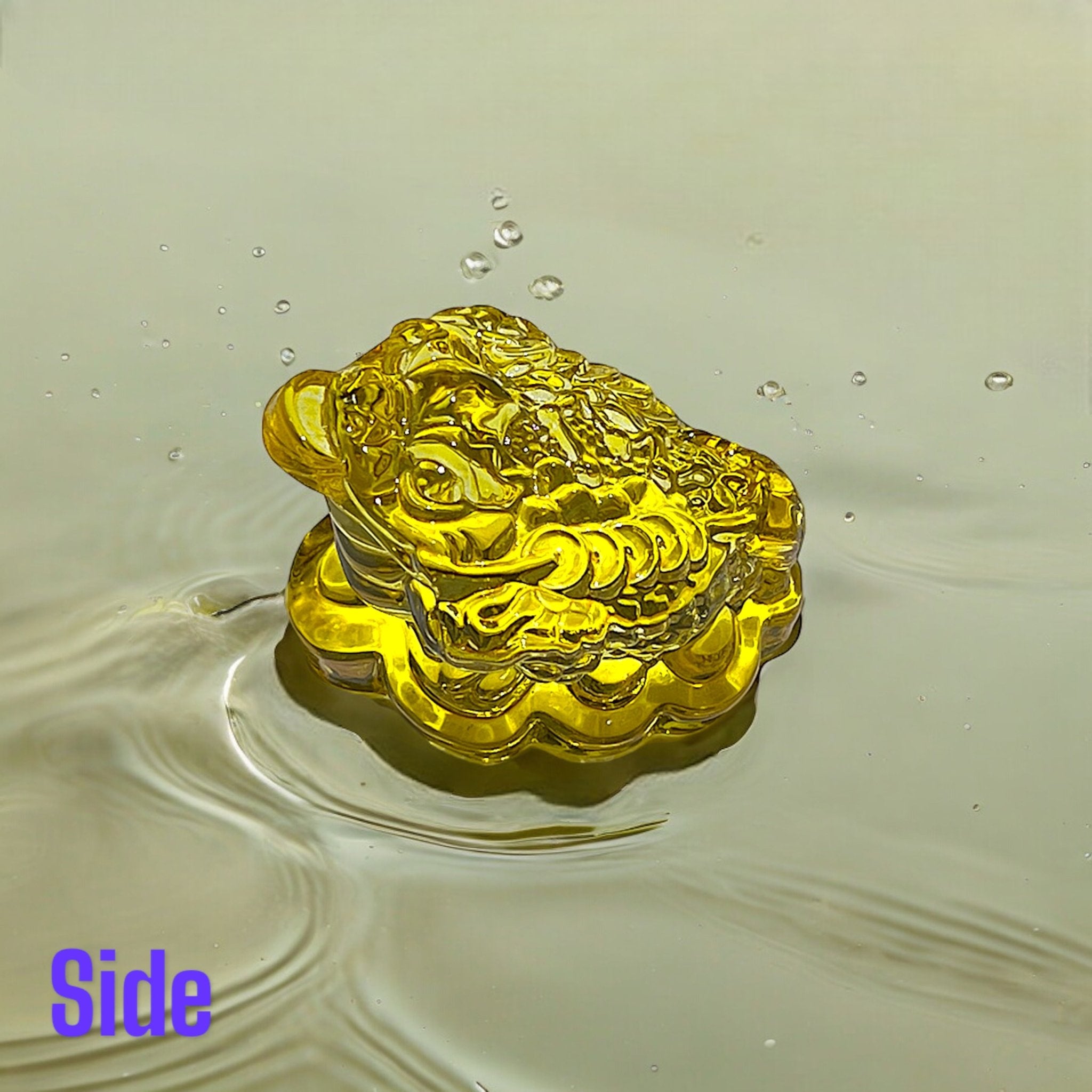 Golden Glaze Toad (Feng Shui Ornament) - Tranquilite