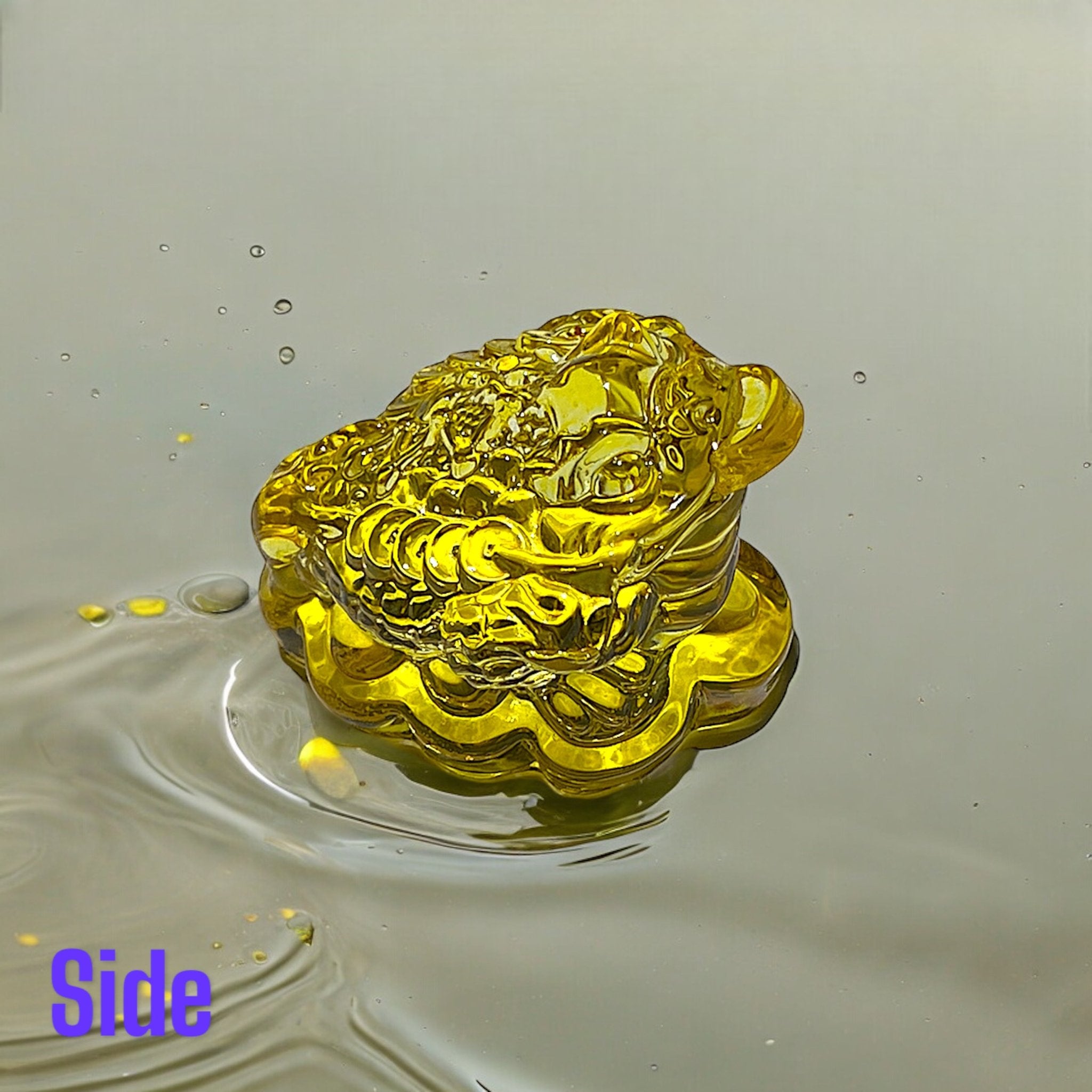 Golden Glaze Toad (Feng Shui Ornament) - Tranquilite