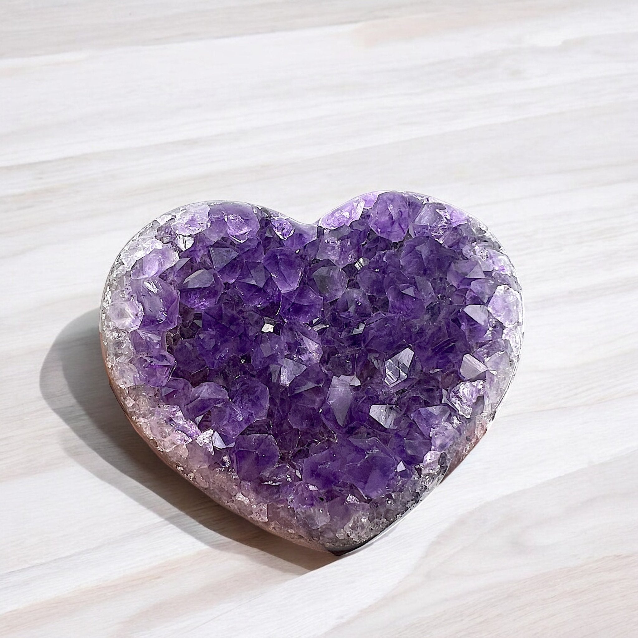 Heart Shaped Amethyst Agate - Tranquilite