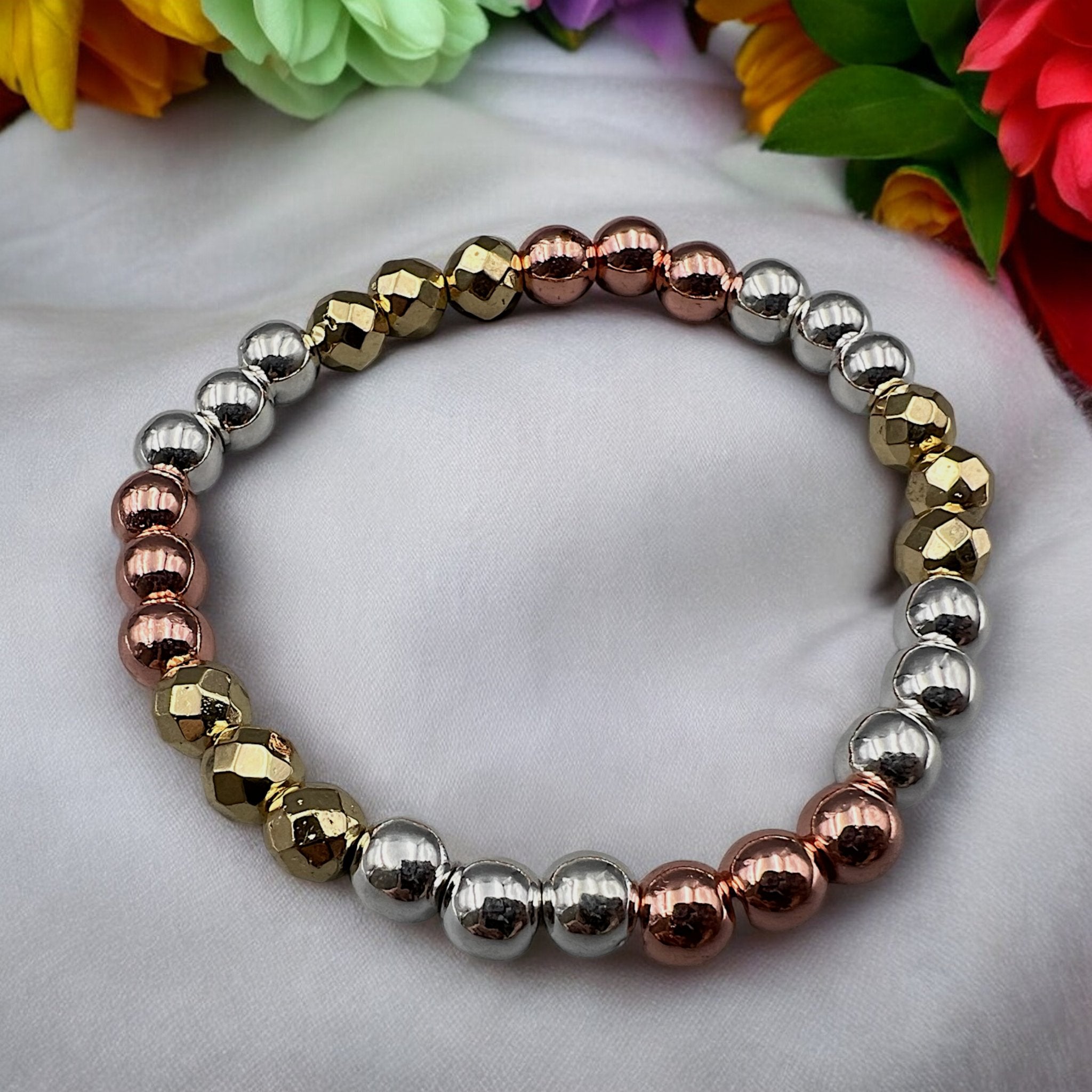 Hematite Stone Designer Bracelet - Tranquilite