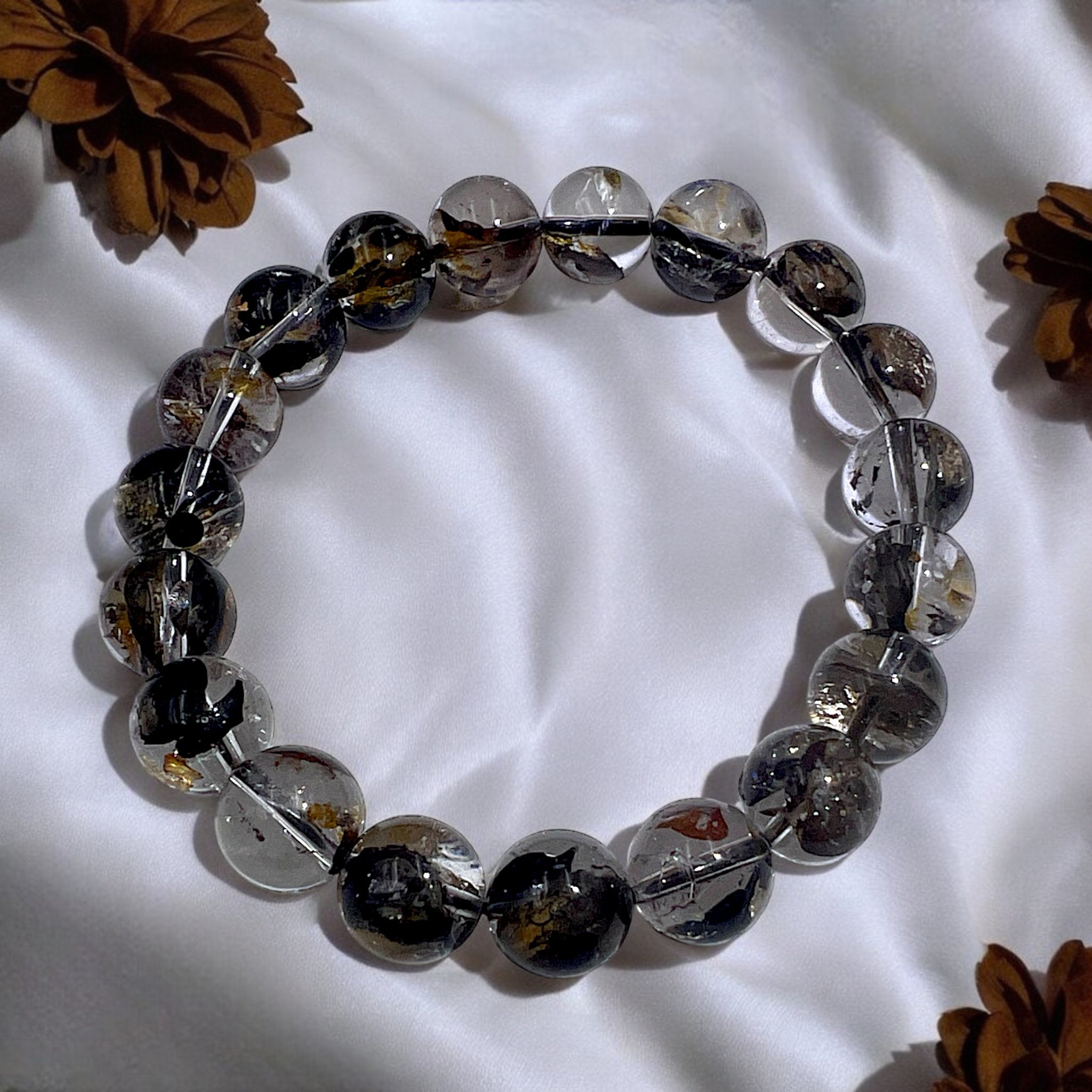 Herkimer Diamond Bracelet (Autumn Leaf) - Tranquilite