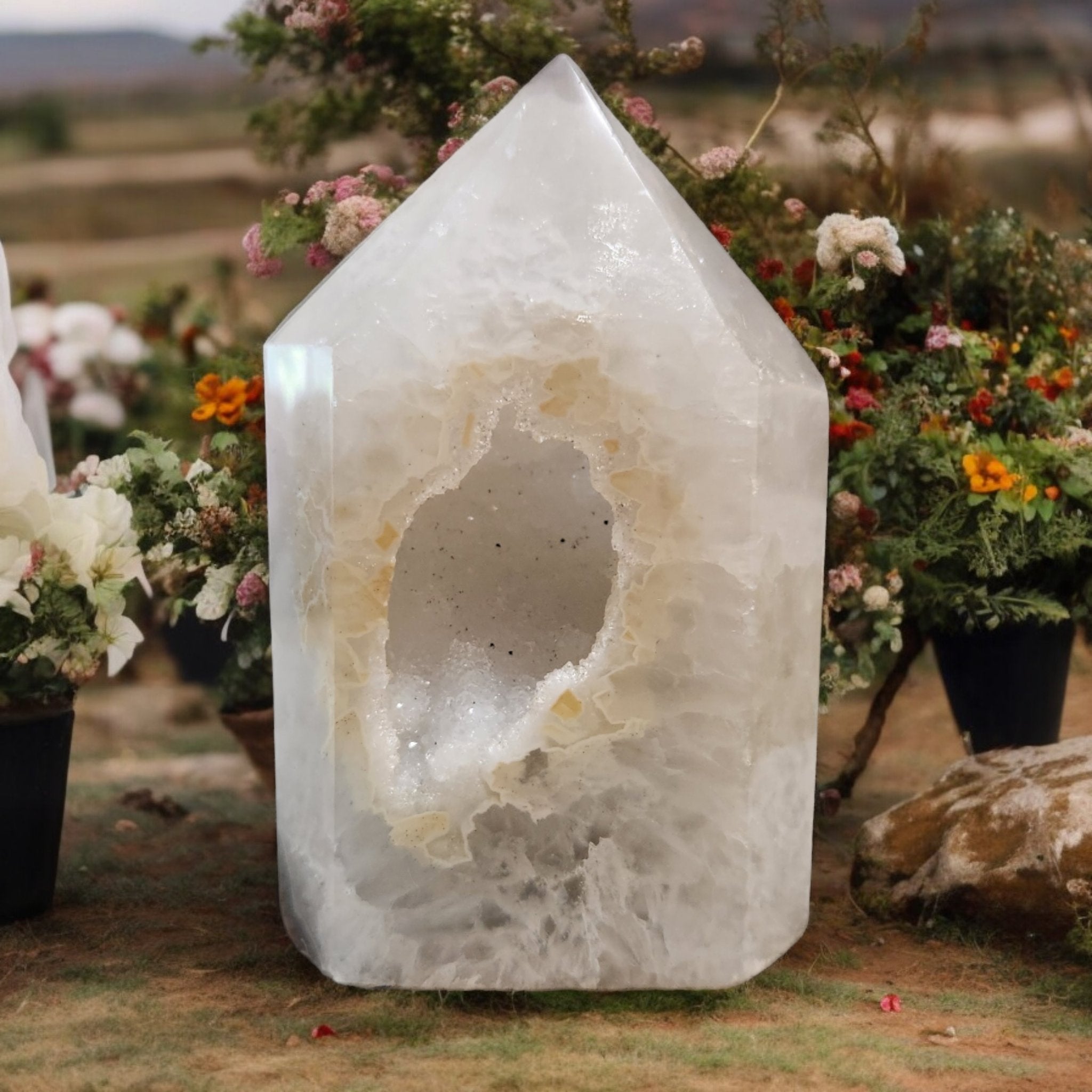 Honeycomb Clear Quartz Agate - Tranquilite