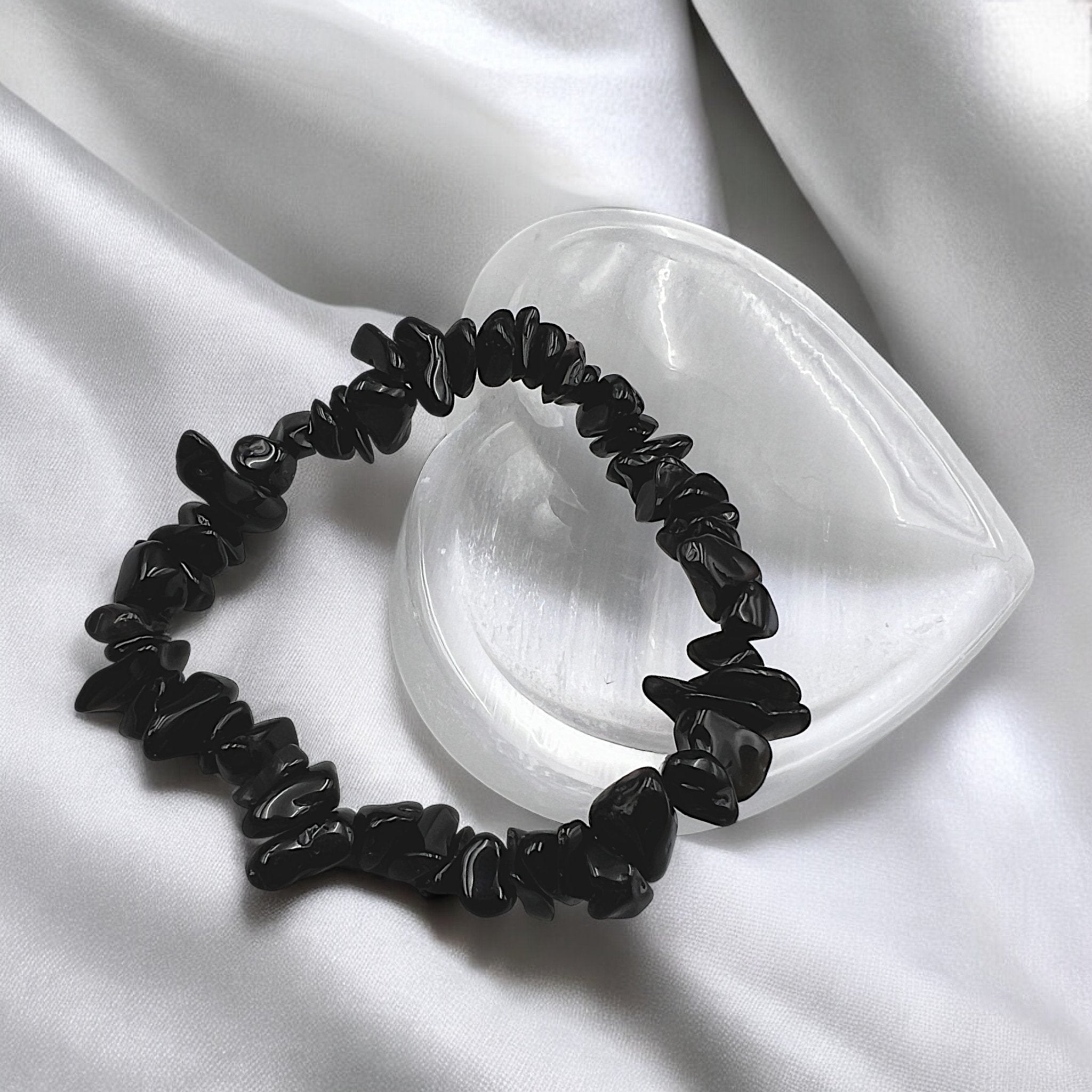 Natural Black Tourmaline Bracelet - Tranquilite