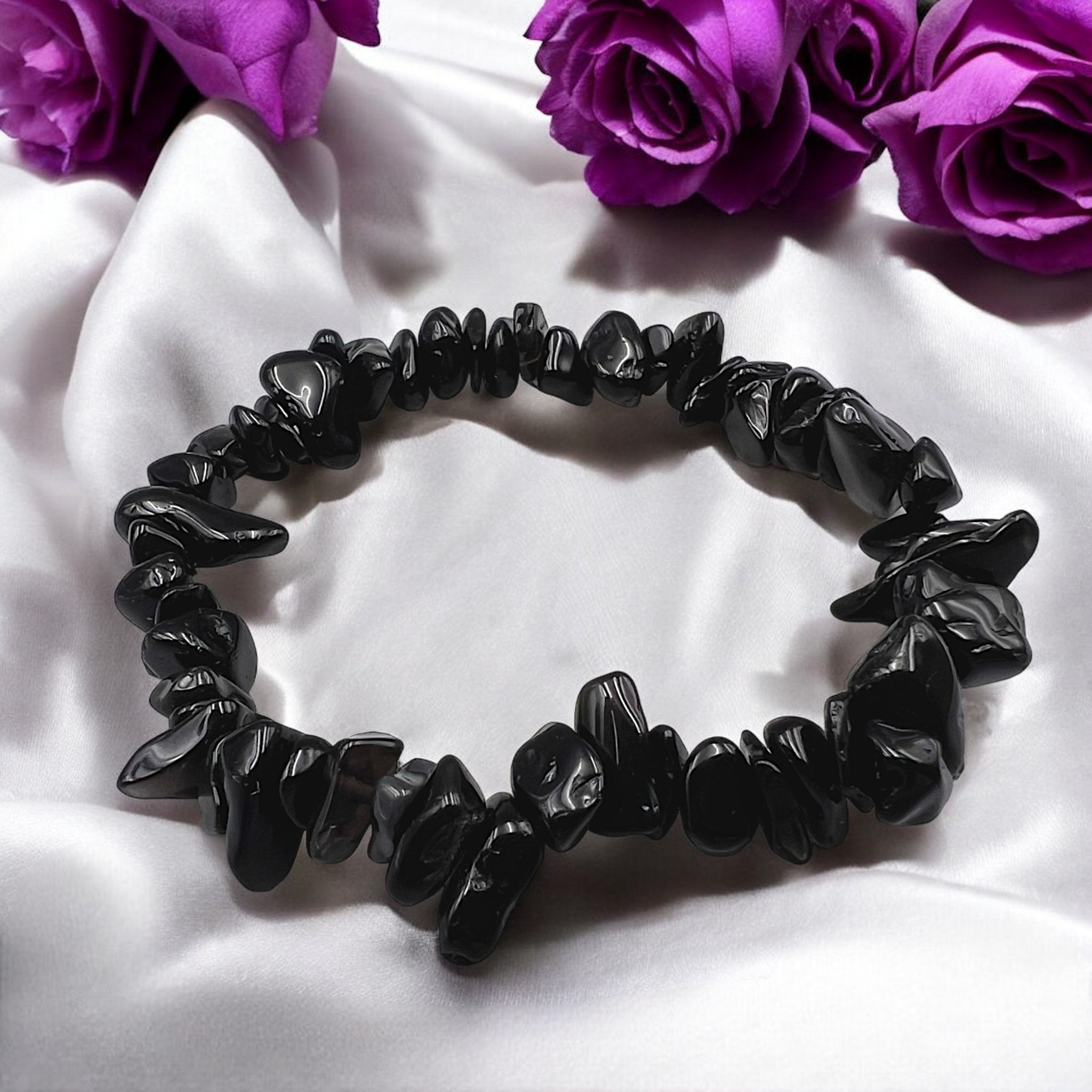 Natural Black Tourmaline Bracelet - Tranquilite