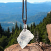 Natural Clear Quartz Pendant - Tranquilite