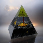 Orgone Pyramid (Tree of Life Yggdrasil Version) - Tranquilite