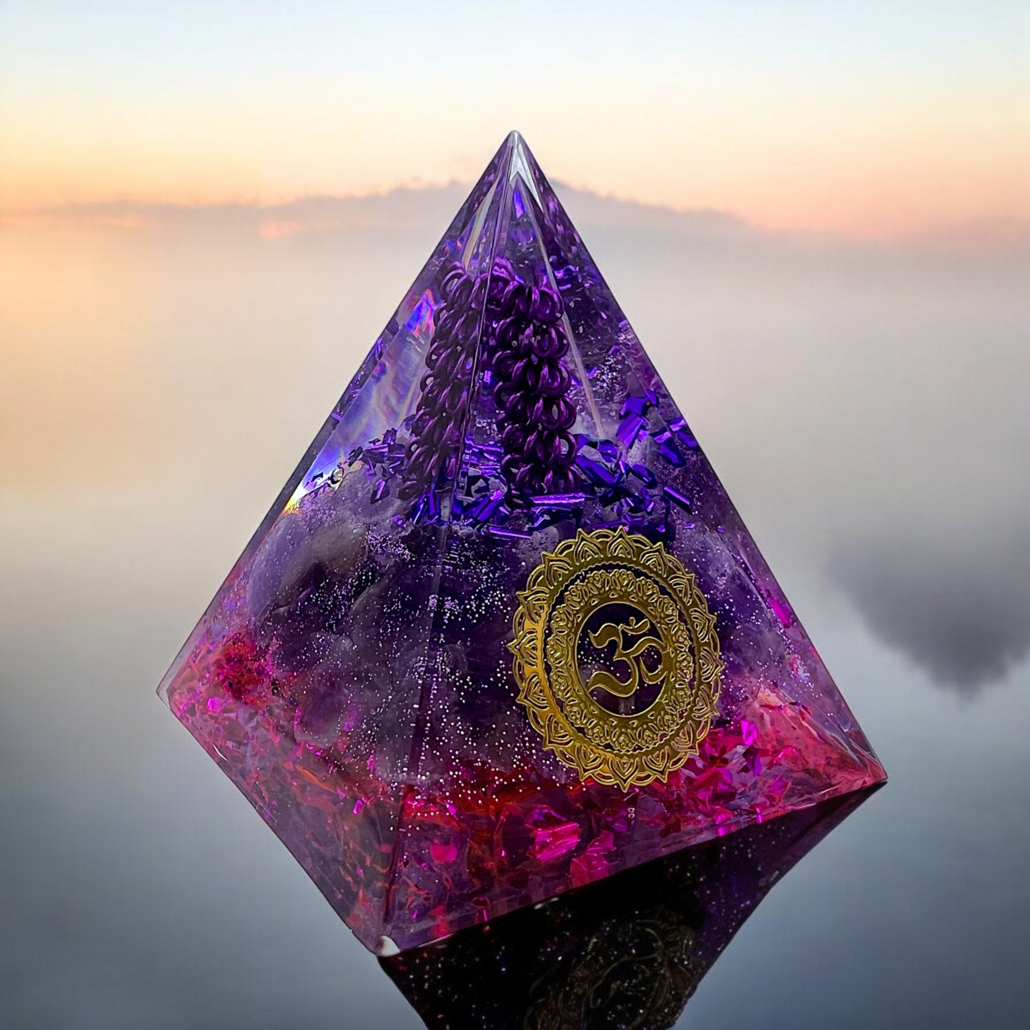 Orgone Pyramid (Tree of Life Yggdrasil Version) - Tranquilite