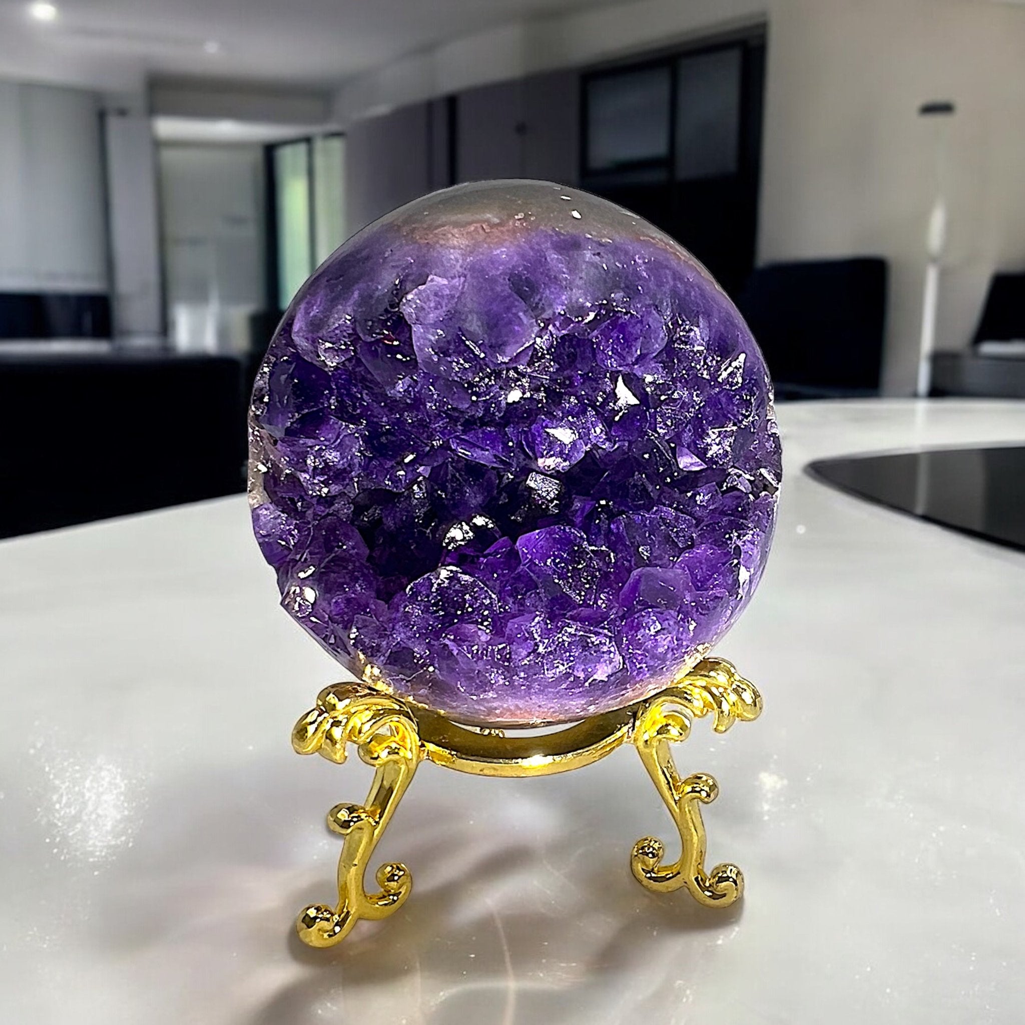 Polished Amethyst Open Smile - Tranquilite