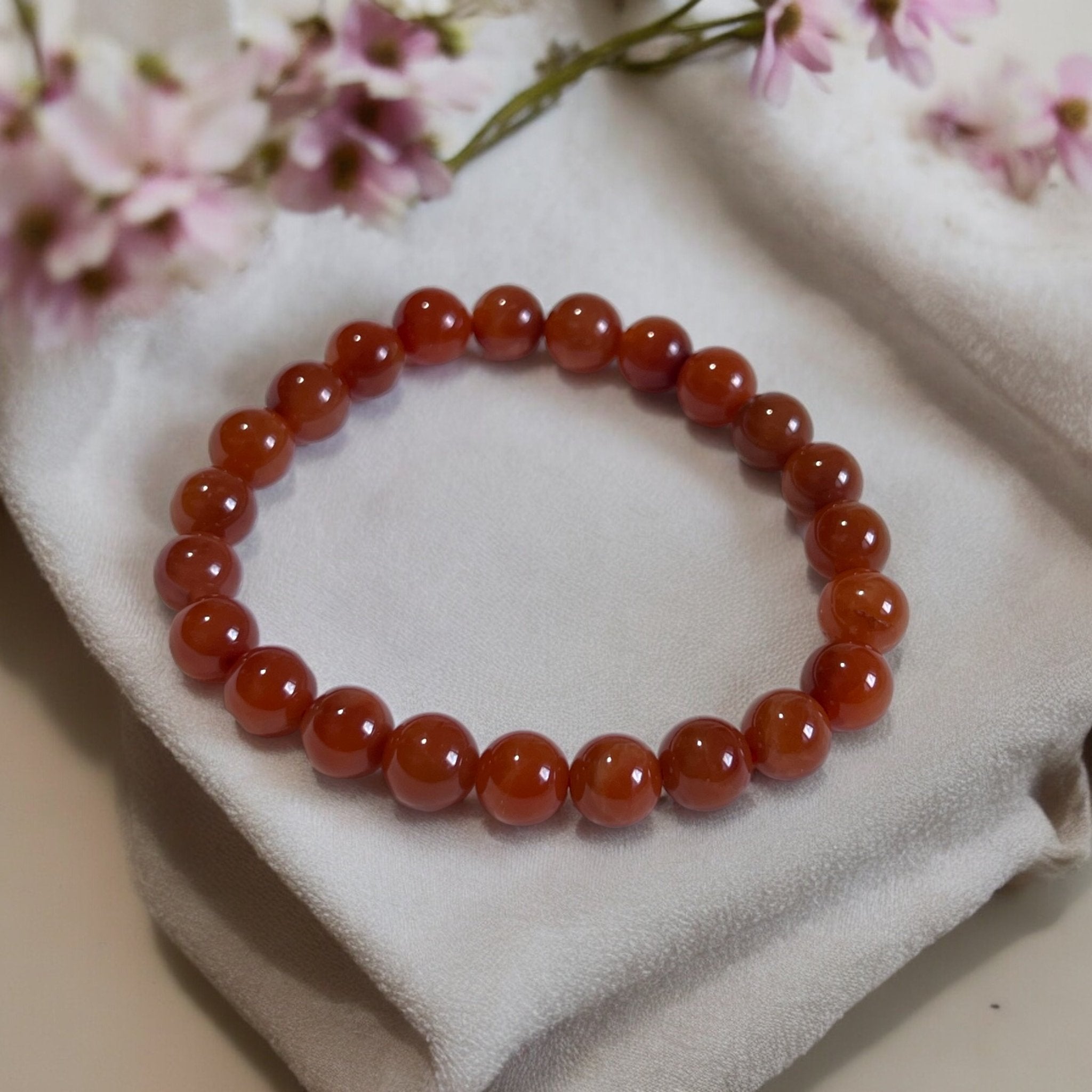 Red Rutiled Quartz Bracelet - Tranquilite