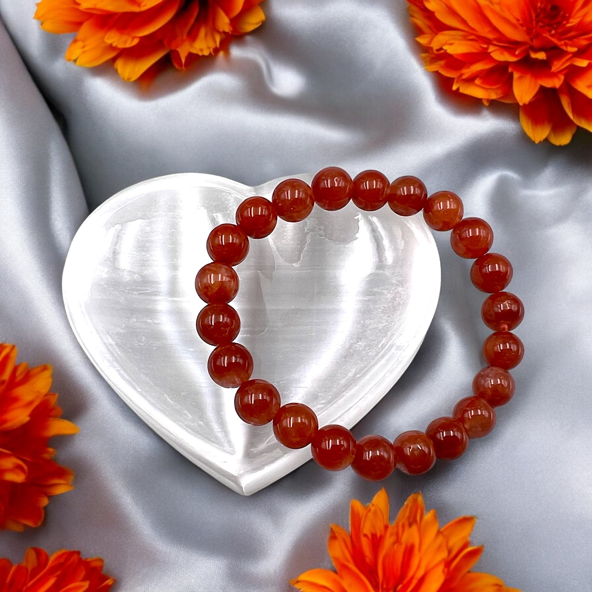 Red Rutiled Quartz Bracelet - Tranquilite