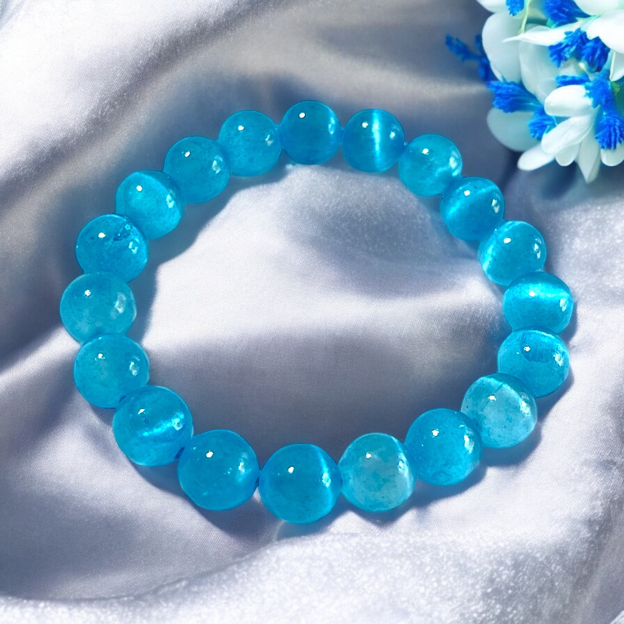 Selenite Bead Bracelet - Tranquilite