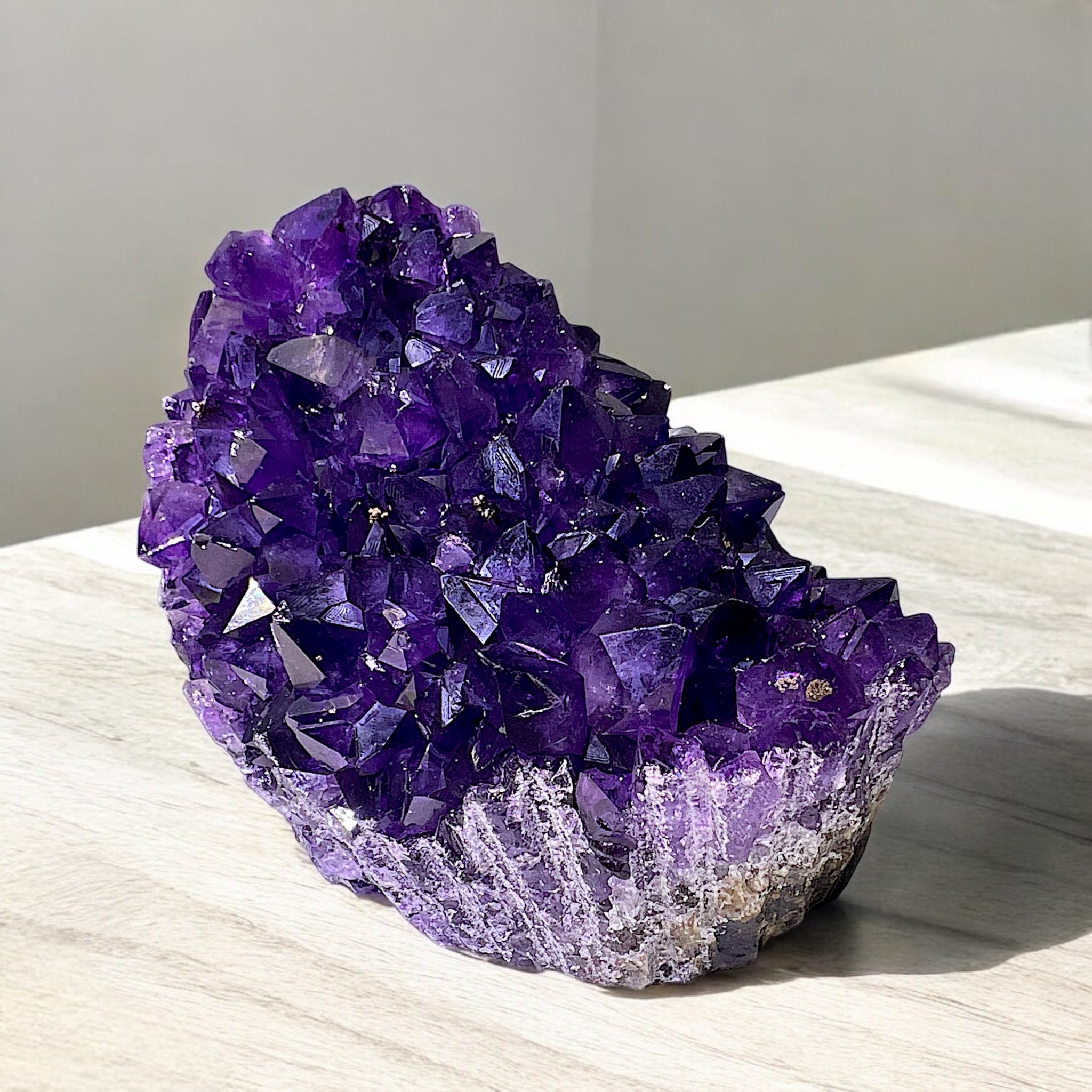 Small Cupcake - like Violet Amethyst Geode - Tranquilite