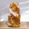 Tall Skeletal Natural Citrine Geode - Tranquilite