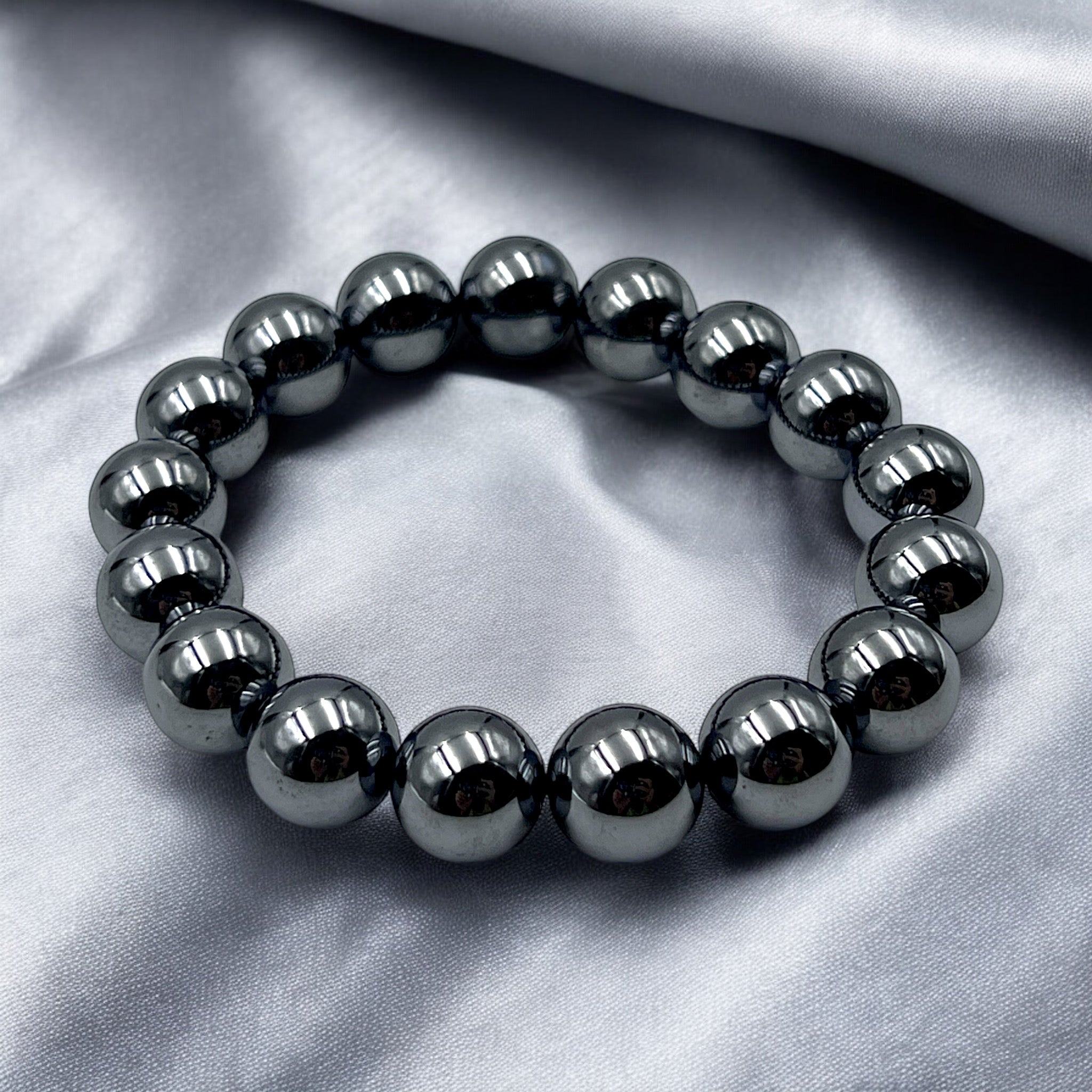 Terahertz Stone Bead Bracelet - Tranquilite