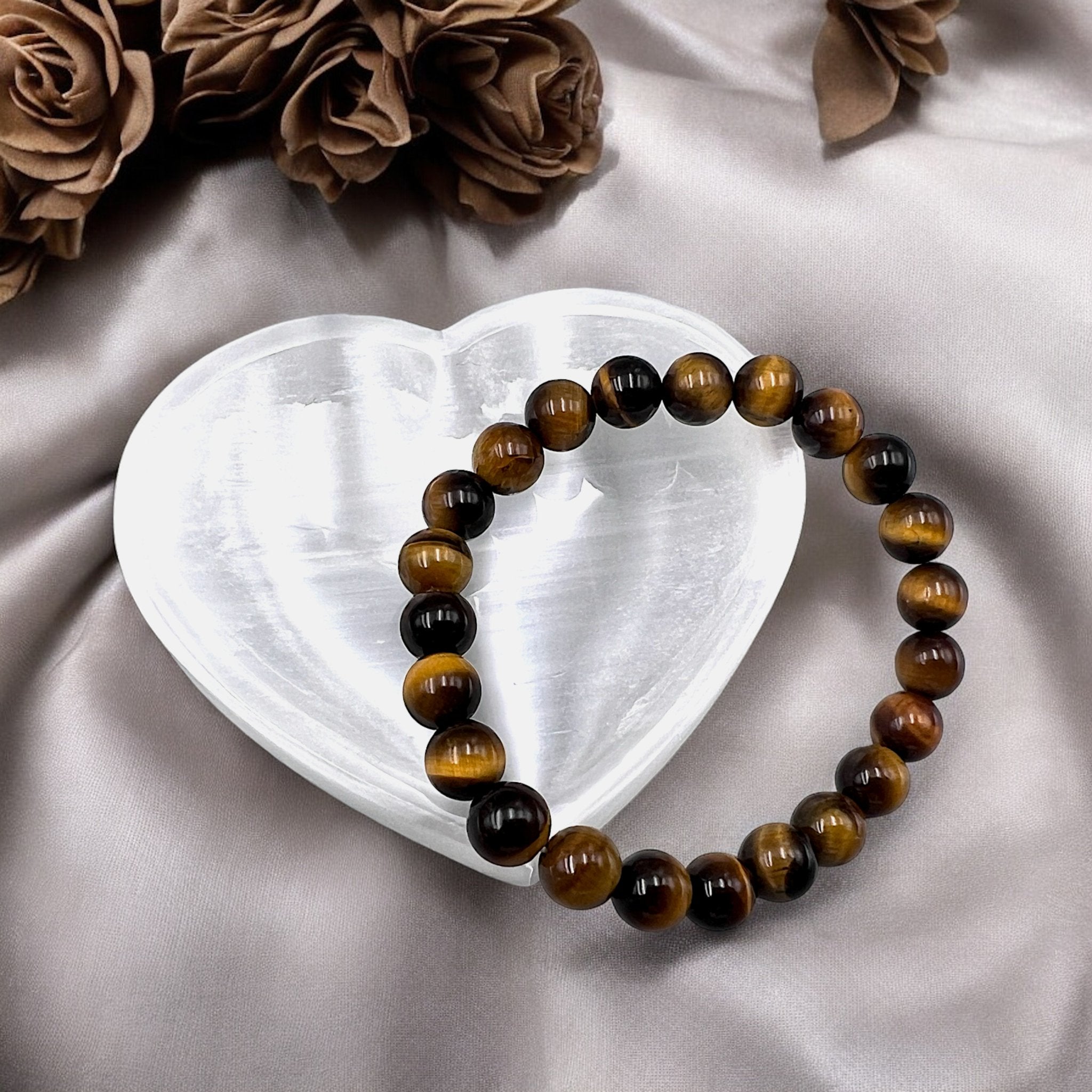 Tiger's Eye Bead Bracelet - Tranquilite