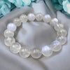 White Moonstone Bead Bracelet - Tranquilite